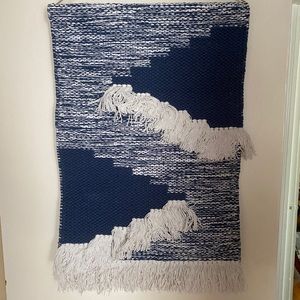Woven wall hanging